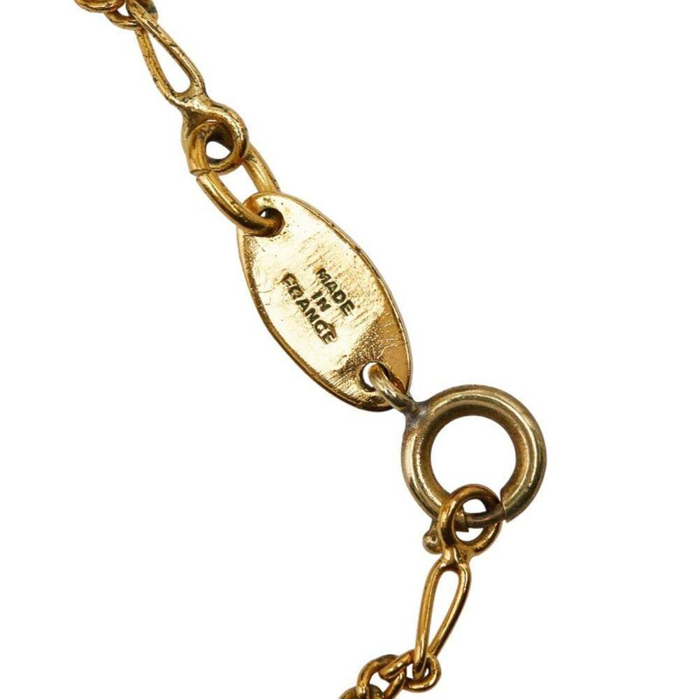 CHANEL Authentic Vintage Gold Logo Necklace - Picture 6 of 7